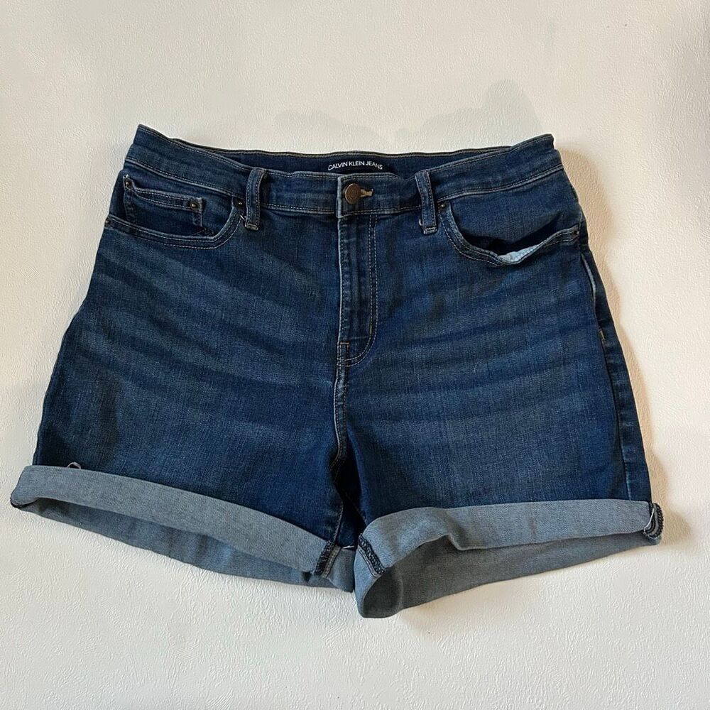 Calvin Klein Jeans Denim Cuffed Shorts Women’s Size 8